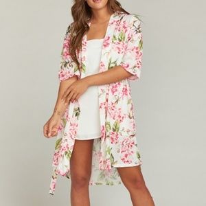 Show Me Your MuMu Brie Floral Robe